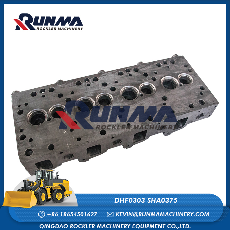DHF0303 SHA0375 wheel loader engine cylinder head